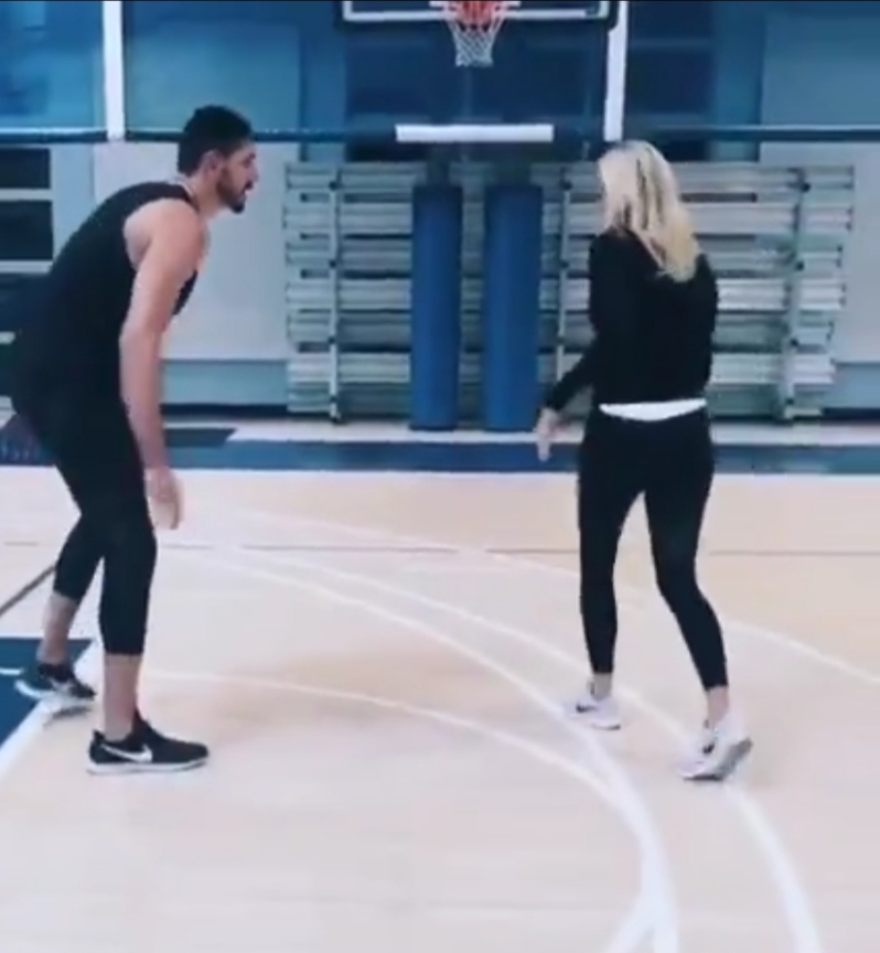 Clip of Enes Kanter Freedom outplayed by woman Fuels A’ja Wilson Matchup Debate